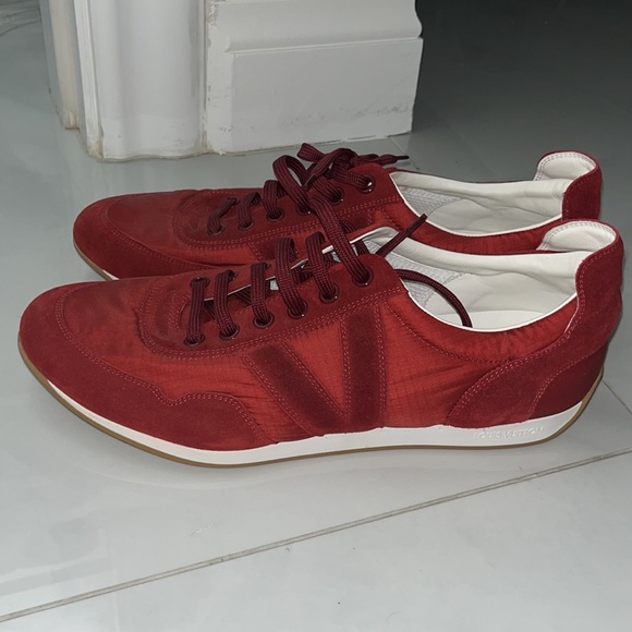 Louis Vuitton red sneaker, new out of box - Picture 4 of 5